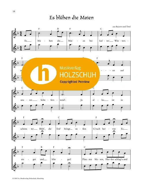 Es blühen die Maien